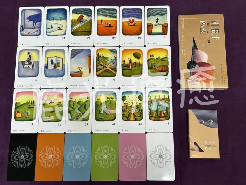 牌卡、療癒牌卡、自我探索、認識自己、情緒療癒、生涯規劃、塔羅、開悟卡、神諭卡