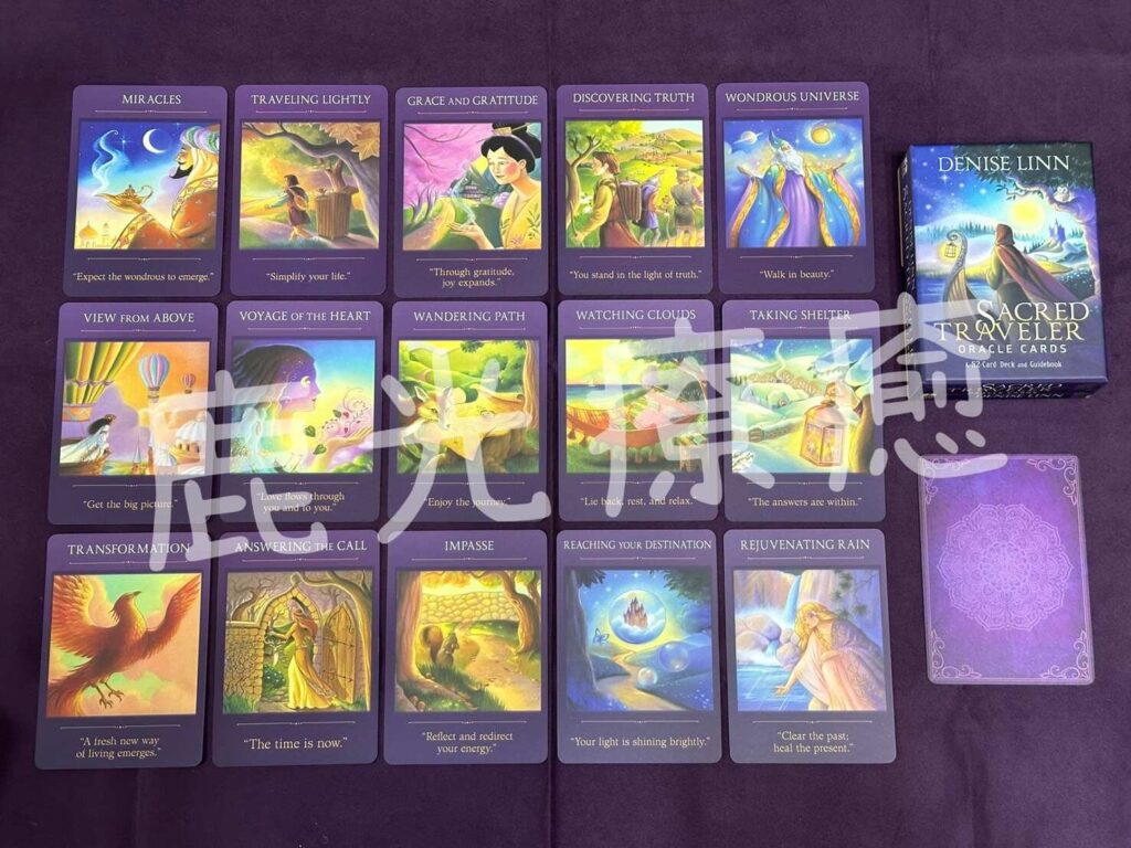 Sacred Traveler Oracle Cards、崇聖旅者神諭卡、Denise Linn、丹妮絲琳恩、心靈牌卡、神諭卡、療癒卡、牌卡推薦、塔羅、占卜、心靈療癒、療癒、神聖